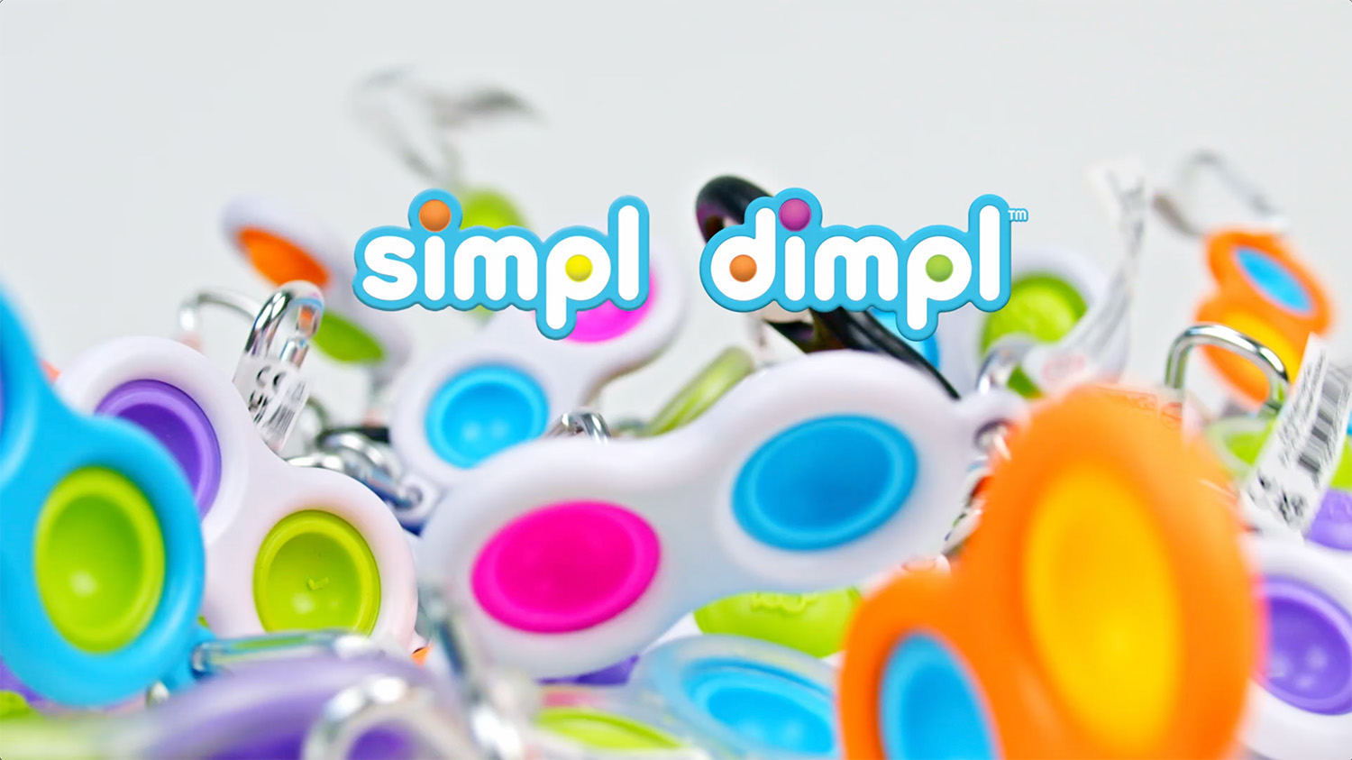 Amazon.com: Fat Brain Toys Simpl Dimpl - Orange/Lime, Popping